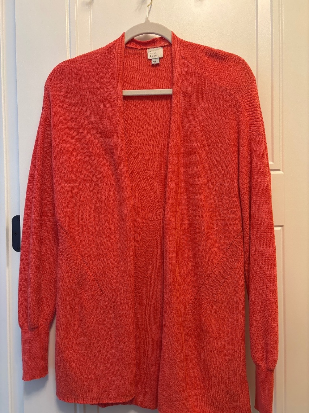 Coral cardigan